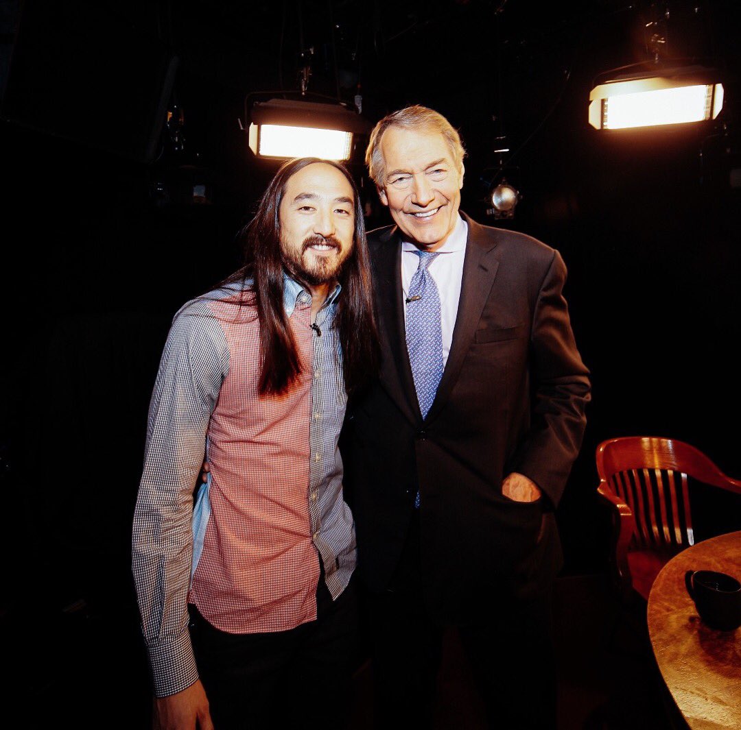 I still can't believe I sat and did an interview w/ the living legend 🎙🎙@CharlieRose. Absolute honor 🙏🏼🙏🏼 https://t.co/gxdvjii5jt