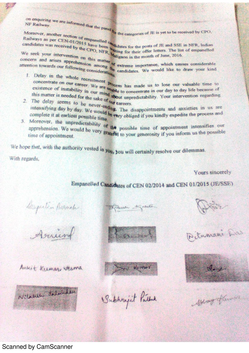 kumar_rohit_89's tweet photo. Memorandum to GM/ NFR. Please help @rgohainbjp @RailMinIndia @gm_nfr  @sureshpprabhu @BJP4Assam @sarbanandsonwal @IR_IGCNI RRBGhy CEN02/2014 https://t.co/ryj2NDwrzf