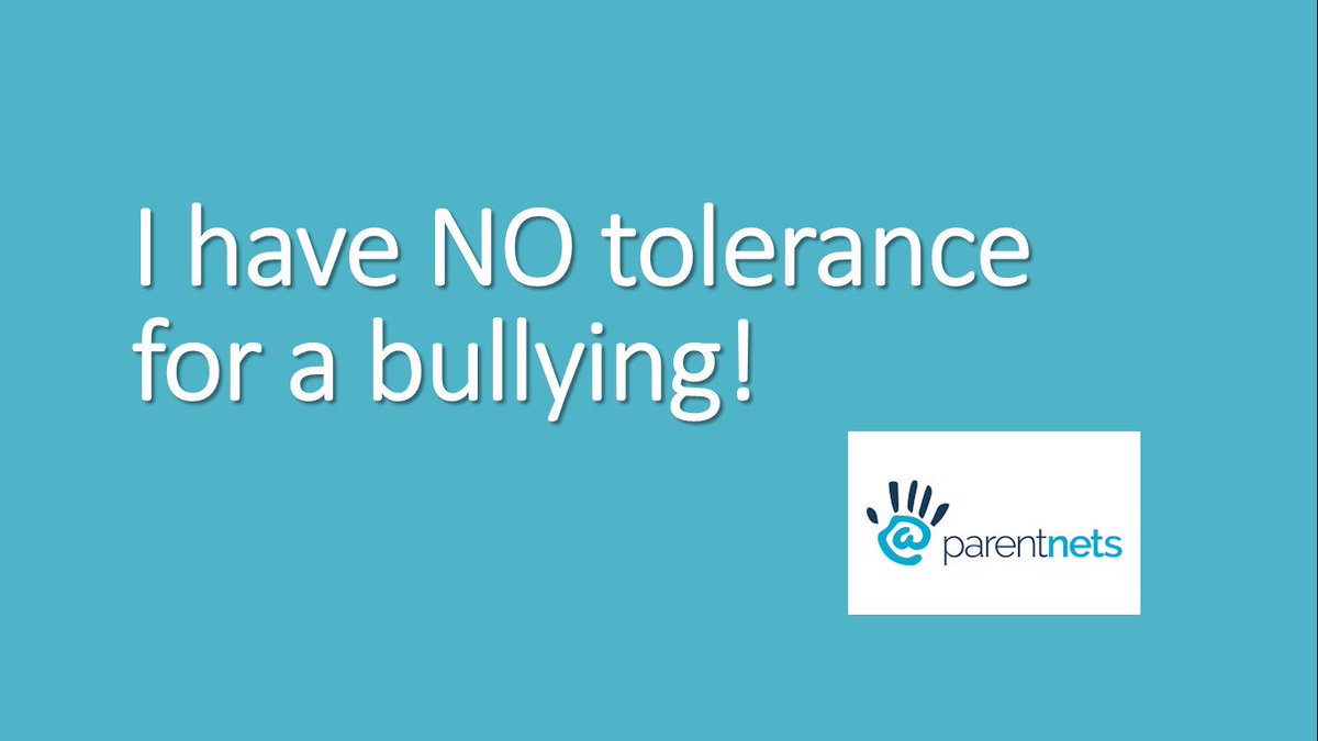 ParentNets's tweet photo. No tolerance for a bullying!!!
#NoBullying #Cyberbullying #ParentNets
https://t.co/wSa7BbtNYO https://t.co/VLebkXdMLY