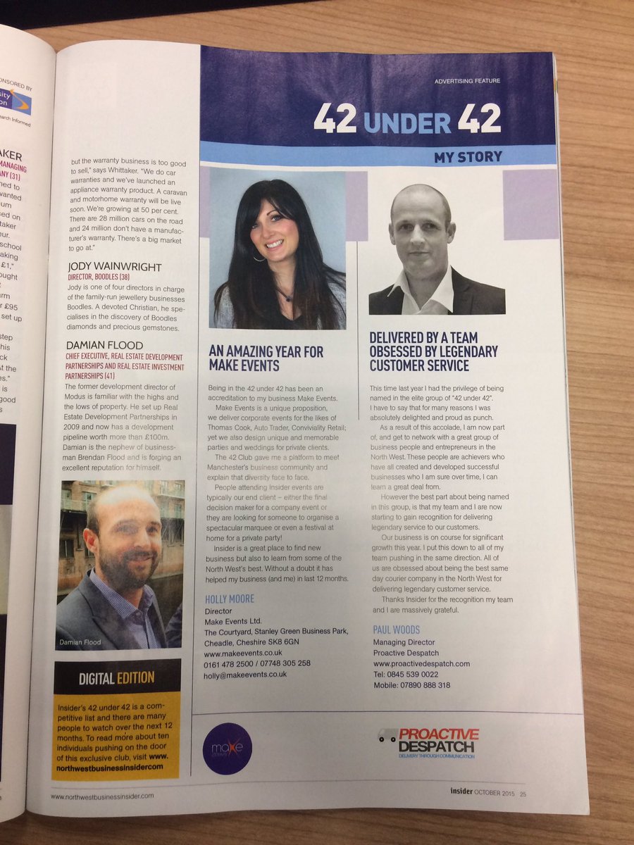 #TBT to when our very own Damian was included in last years <a href="/insidernwest/">Insider</a> #42Under42 👀