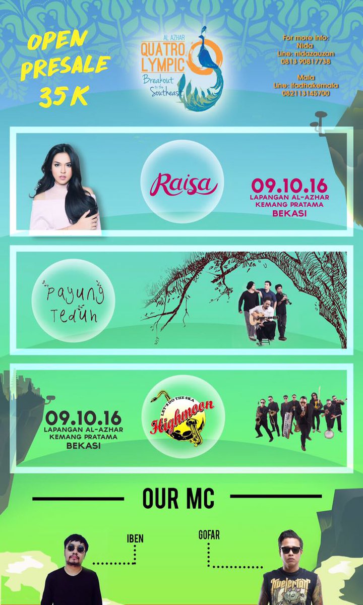 #infopensi <a href="/Quatrolympic/">AlAzharQuatrolympic</a> with <a href="/raisa6690/">Raisa Andriana</a> <a href="/payungteduh/">payungteduh</a> <a href="/highmoonska/">HIGHMOON</a> | MC <a href="/ibenmargonzetd/">Iben margonzetd</a> Gofar Hilman <a href="/pergijauh/">PEMBURU TOBRUT</a>