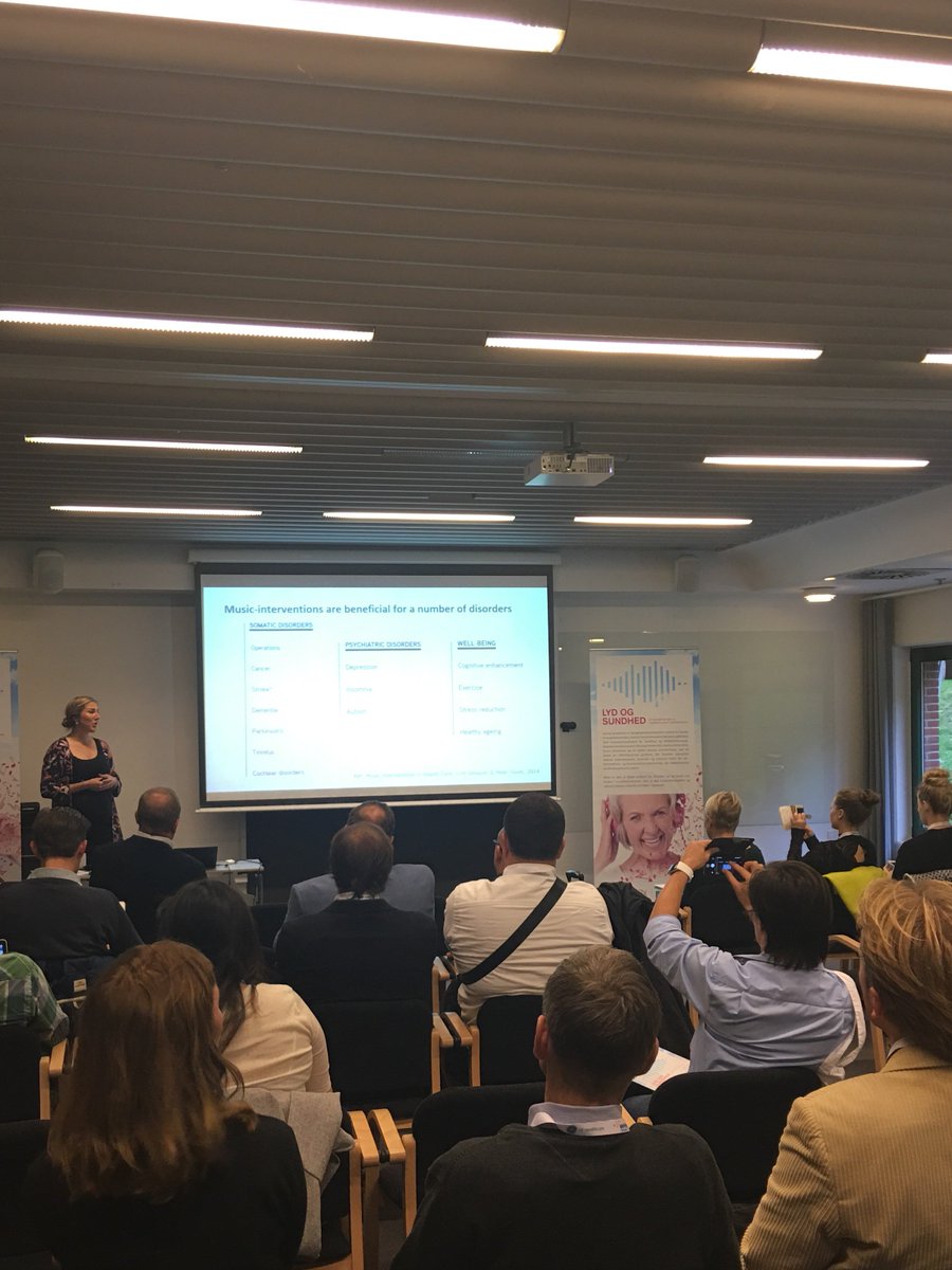 danishsoundtech's tweet image. &quot;Is music the new medication without side effects?&quot;. Jan Larsen &amp;amp;Line G. Josefsen - music intervention #WHINN_DK #danishsound #welfaretech
