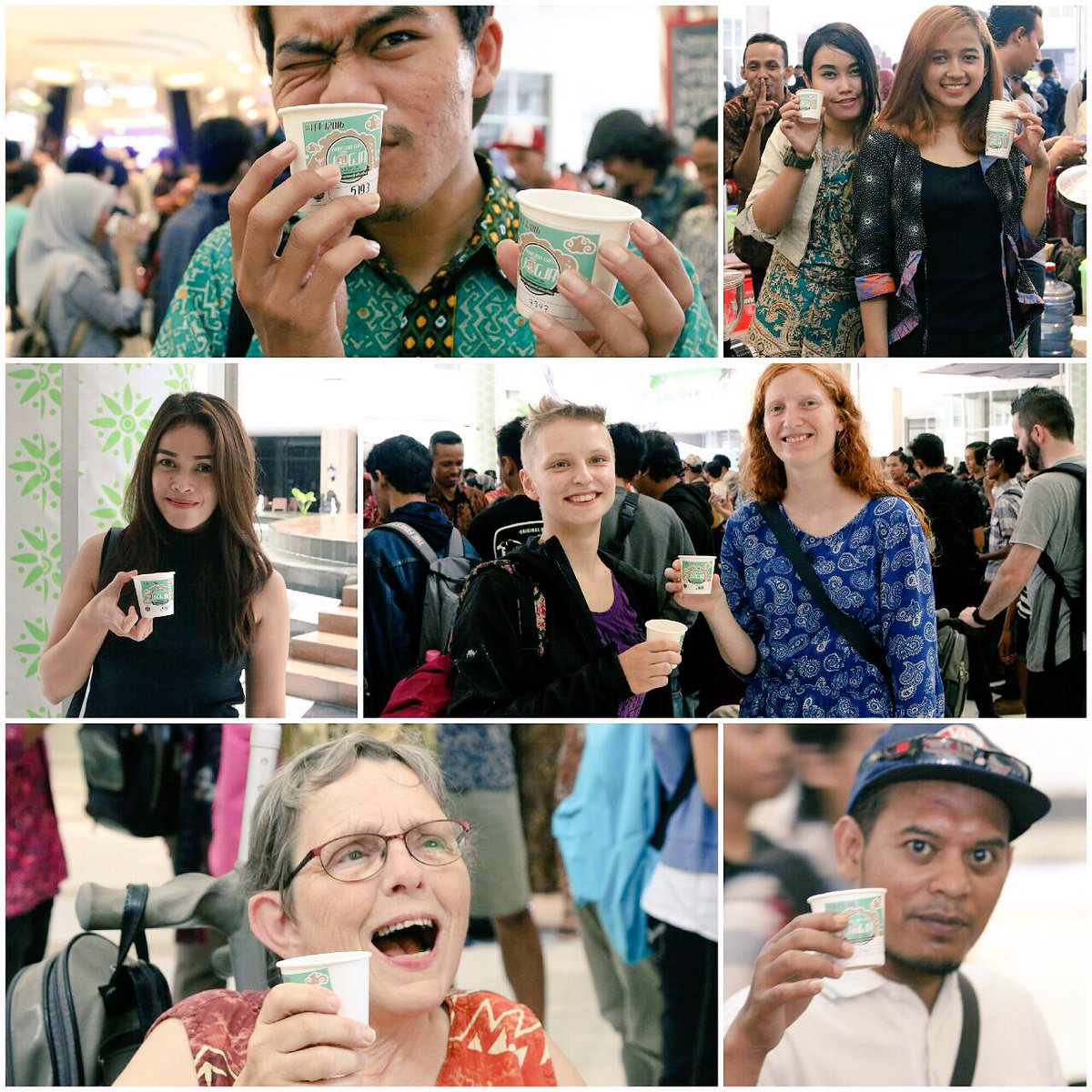 akan ada selalu senyum disetiap cangkir kopi..