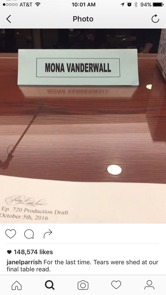 DANI3LLExNIC0LE's tweet photo. I cannot handle all these sad Instagram and snapchat posts about PLL ending. Laying in my bed crying at 9:30 am... ๐ญ๐ญ๐ญ #PLL #LastTableRead https://t.co/tPYIt6LVyQ