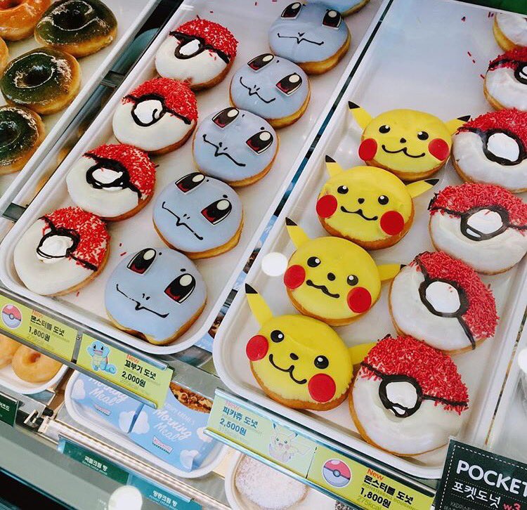 callme1993's tweet photo. 韓国でもポケモンブーム🇰🇷

韓国のクリスピードーナッツが出しているポケモンドーナツ🍩💞

日本でも出して欲しい🇯🇵😂💟

#callme1993 
#クリスピードーナッツ 
#크리스피도넛 
#食べたいと思ったらRT https://t.co/ZzDH6R4UAs