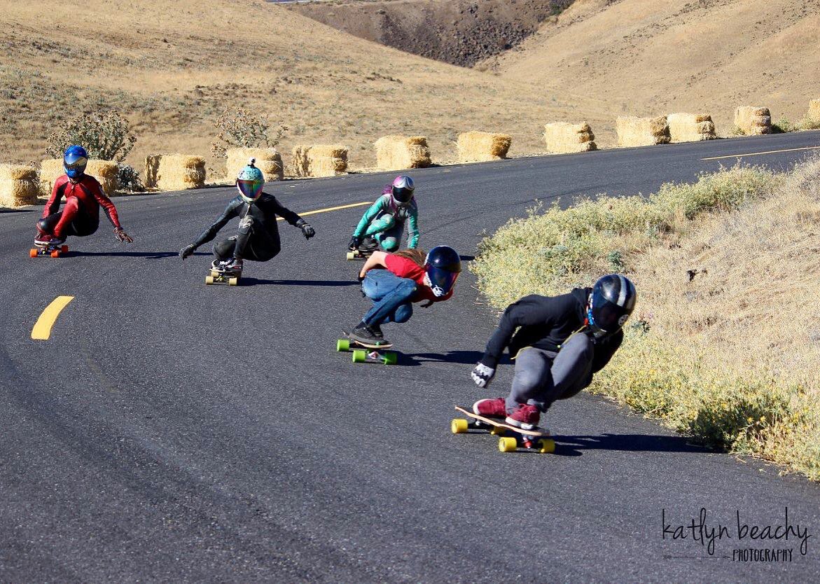 Team Rider Patrick Wilkinson ripping his @RollTree Acedia speedboard at Maryhill Loops. Photo: Katlyn Beachy