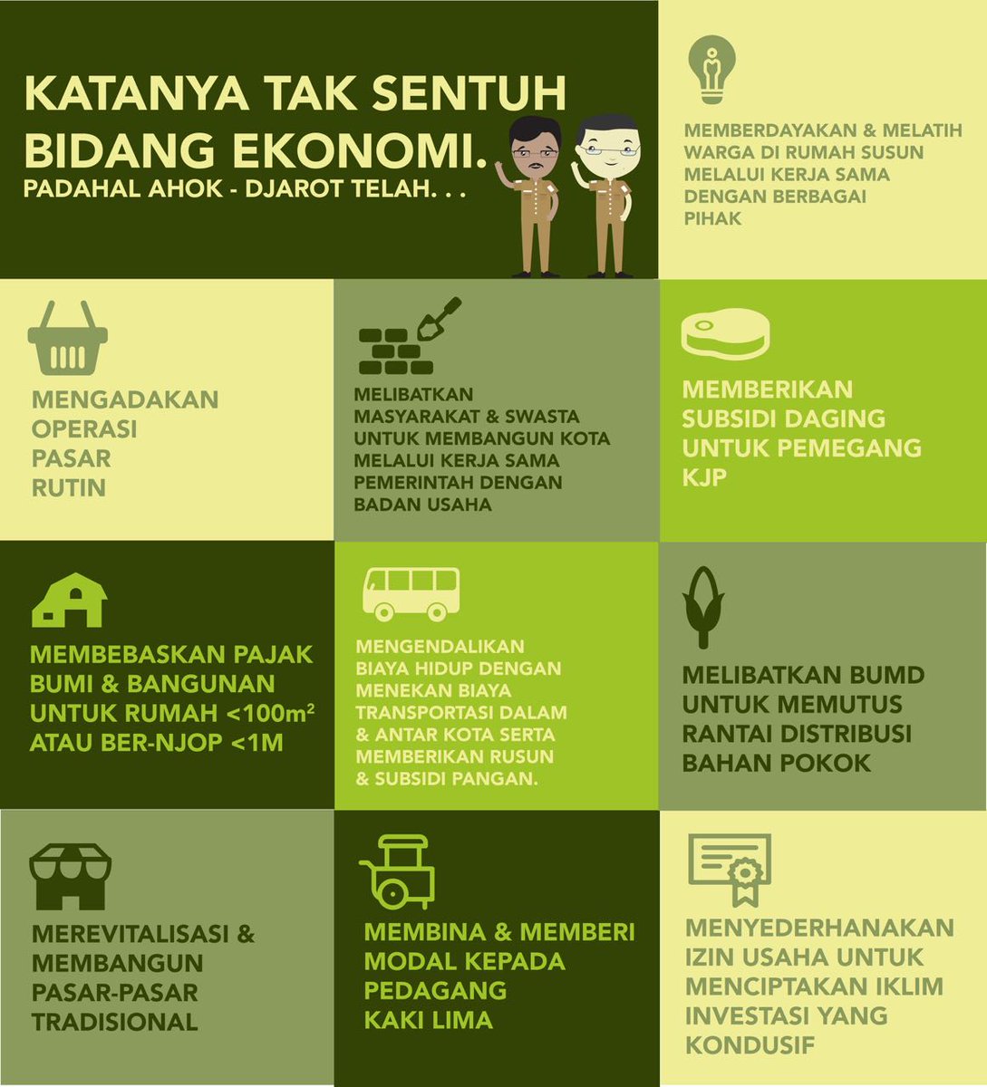 addiems's tweet photo. Lihat fakta ini, koq bisa ada yg menyatakan Ahok tak sentuh bidang ekonomi ya? https://t.co/UthMAd6T4D