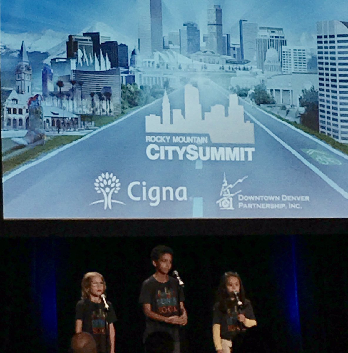 These #Denver kiddos want 1)Urban Bees, 2)Recognition of people that look like them and 3)Affordable Mass Transit/light rail. #RMCitySummit