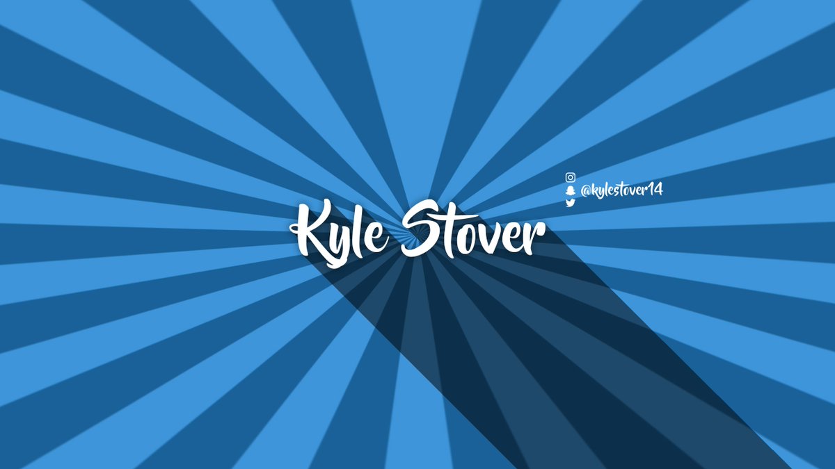 graphic_13's tweet photo. A banner I recently made for YouTuber, Kyle Stover! https://t.co/MMxt6296Qm https://t.co/PMPSKhhn6I
