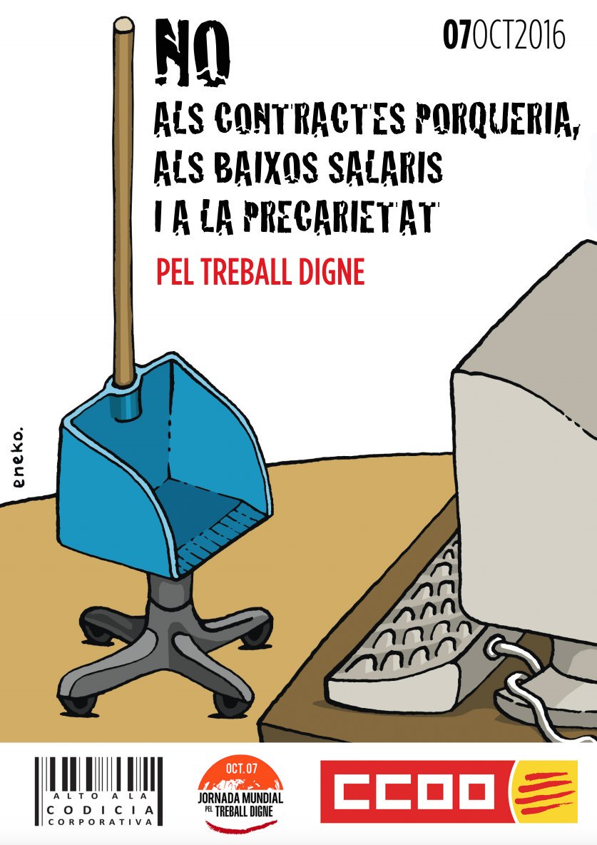 RuanoMarta's tweet photo. Al tren cap a la mani. TREBALL DIGNE I AMB DRETS. A les 18h,Foment del Treball.Vens? @CCOOpublica #TreballDigne https://t.co/JtPeggaXpm