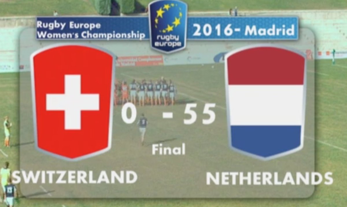 #Netherlands <a href="/DamesRugbyNL/">DamesRugbyNederland</a> take a good start in #RugbyEurope #Womens #Championship defeating <a href="/SwissRugbyUnion/">Swiss Rugby Union</a> 55-0 #REWC in <a href="/MADRID/">Ayuntamiento Madrid</a>