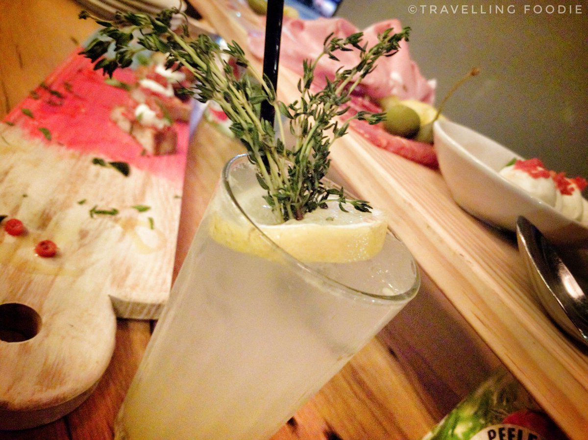 Travelling Foodie Drinks Amalfi Collins at Jamie's Italian Yorkdale in Toronto