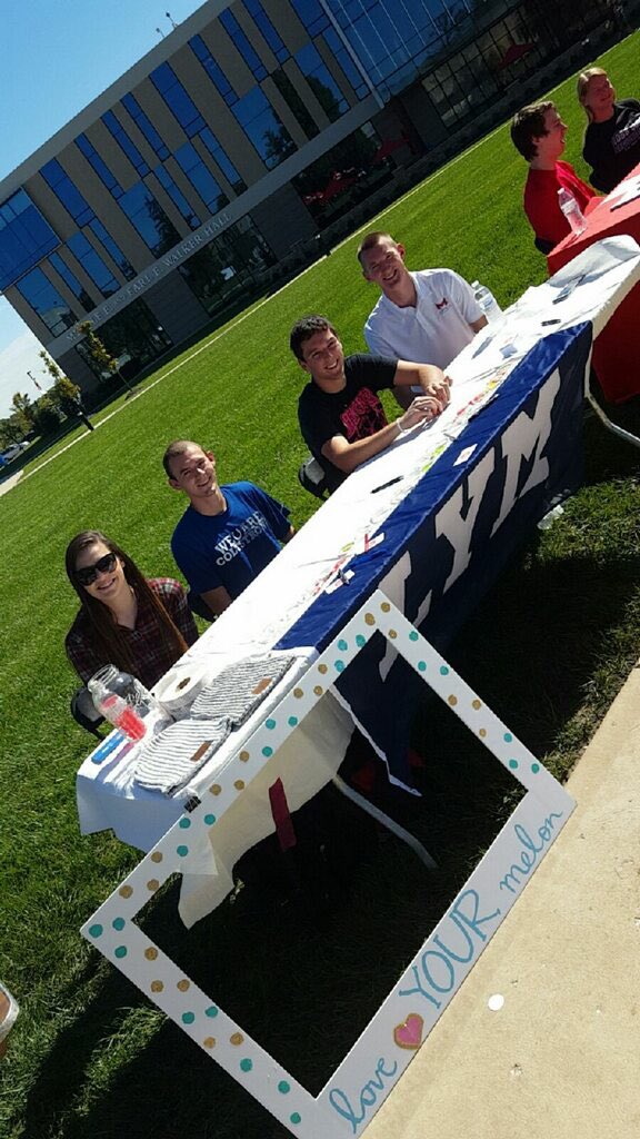 We'll be at the Fall Festival Tailgate tonight at 5pm on the Commencement Lawn! Stop by our table and enter a free raffle for a beanie!