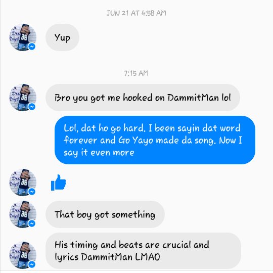 trevg74's tweet photo. @HoodFameGoYayo Aye mane say mane I got my big bro jammin yo shit cuz.  Dat nigga like 45 yrs old 😂😂😂 #DammitMan and he only like 90s shit💣💣 https://t.co/BcuX9GtWnJ