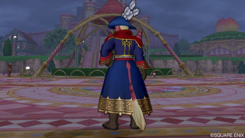 いろりん ひじりまる クイックジャケットドレア出来ました 元のゴージャスさを生かしてフォーチュンローブ下と組み合わせ マジェスタグローブも良い感じ 帽子と色がお揃いなので昨日作ったドワコーデともパチリ