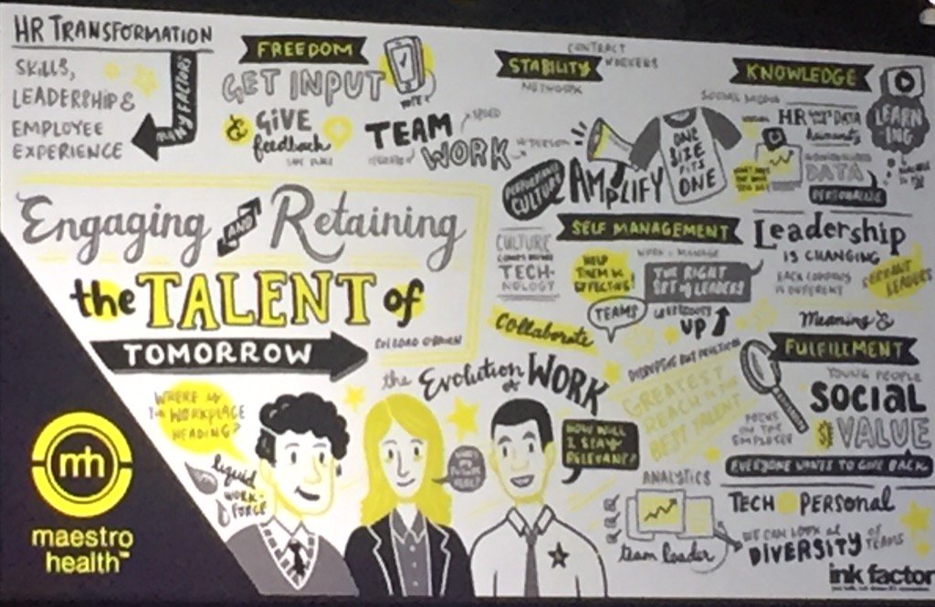 Engaging &amp; retaining the talent of tomorrow: freedom, stability, knowledge, self management, fulfilment #HRTechConf