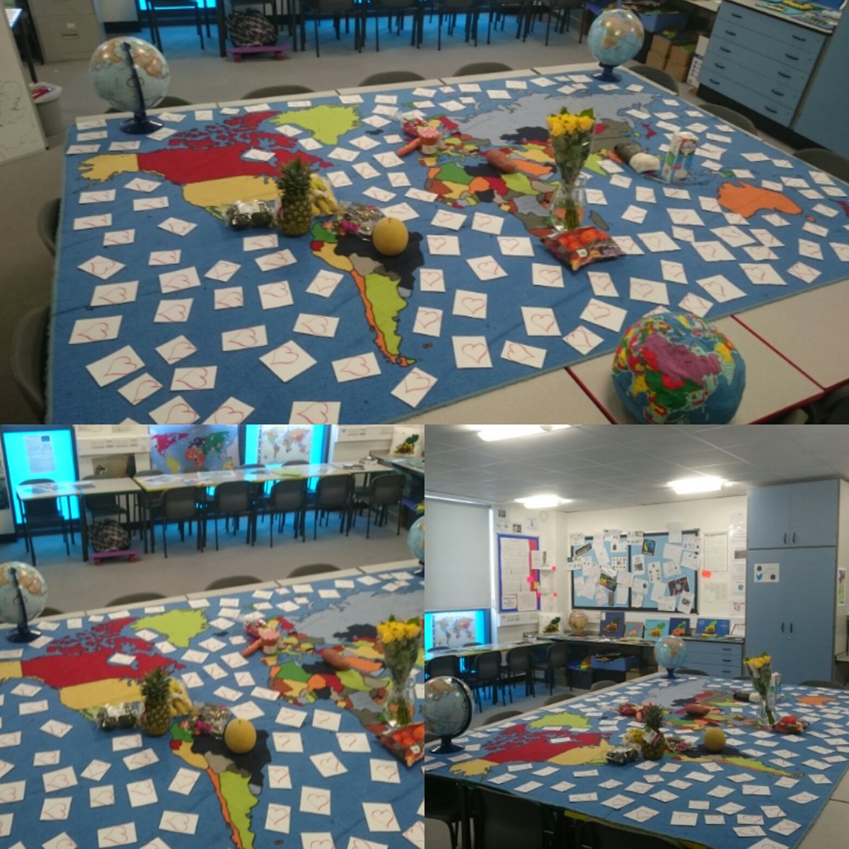 GeogSSHS's tweet photo. All ready for open evening #Y6 #geography #openlate https://t.co/uJcTM4Xyu0