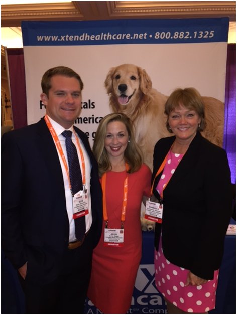 xtendhealthcare's tweet photo. Our very own @KimberlyXtend, @ariel_biggs, and Nick Donnelly at Booth 206 at the #AAHAMANI conference! https://t.co/khCy5BhhCd