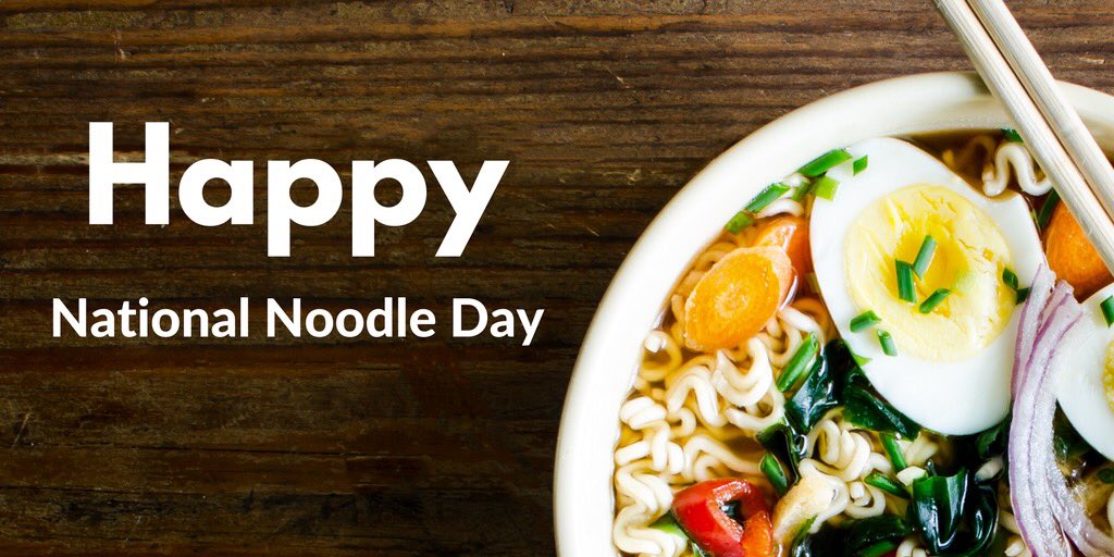 Letikugler's tweet photo. DC loves noodles!  #NationalNoodleDay #FoodFlock https://t.co/AaDaTv8RIW