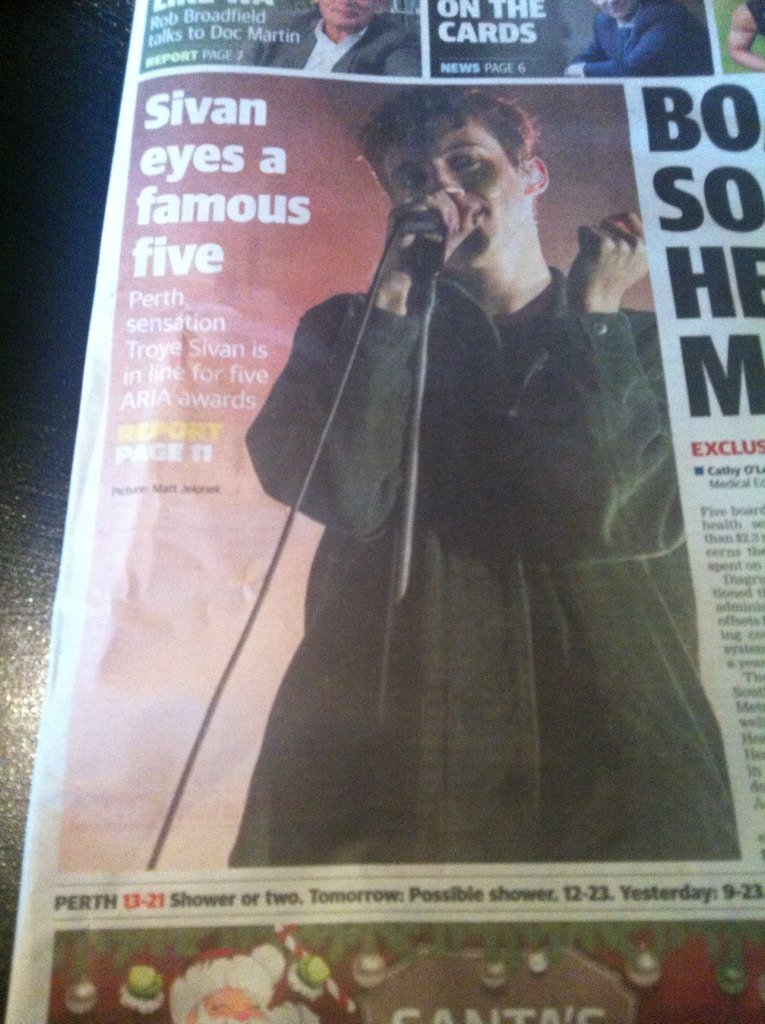 Australia_Insta's tweet photo. I'm a little behind ... found out today that @troyesivan is from #Perth!
#ijustloveaustralia
@tweetperth
#Australia https://t.co/tcklkzSzpk