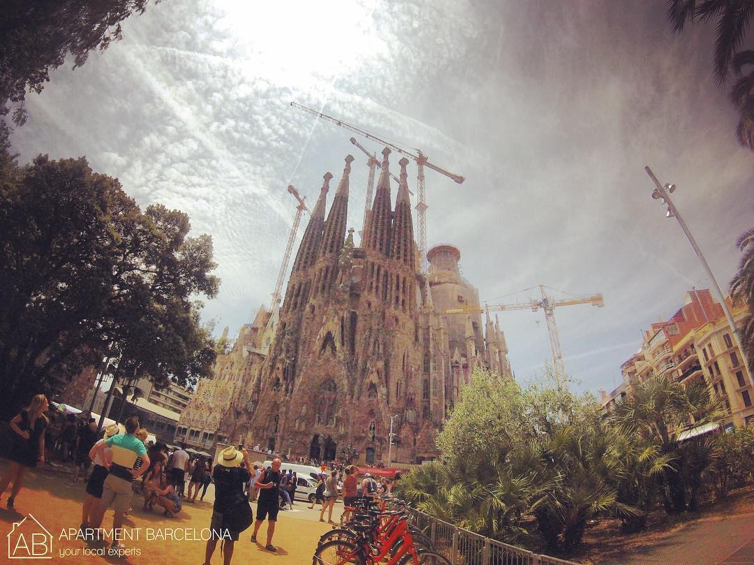 ApartmentBCN's tweet photo. #IGoftheweek - Sagrada Familia looking breathtaking in the sunshine! #bcn #gaudi https://t.co/CT8jL9Zmo9