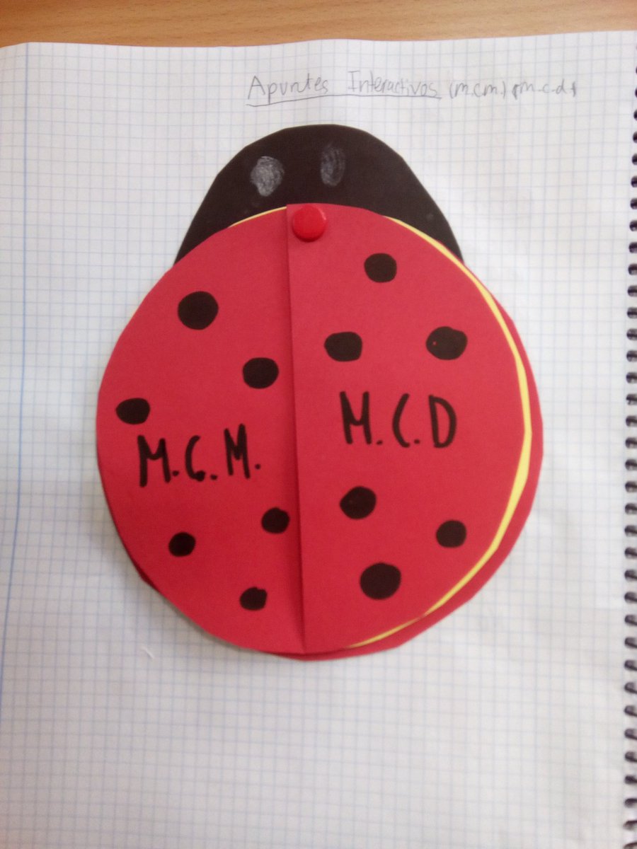 cristinajmz's tweet photo. "Apuntes interactivos" de MCD y mcm en 1 ESO #flipmath #Nosgustanlasmates #Nosdivertimosaprendiendo https://t.co/bMB1R3UWFN
