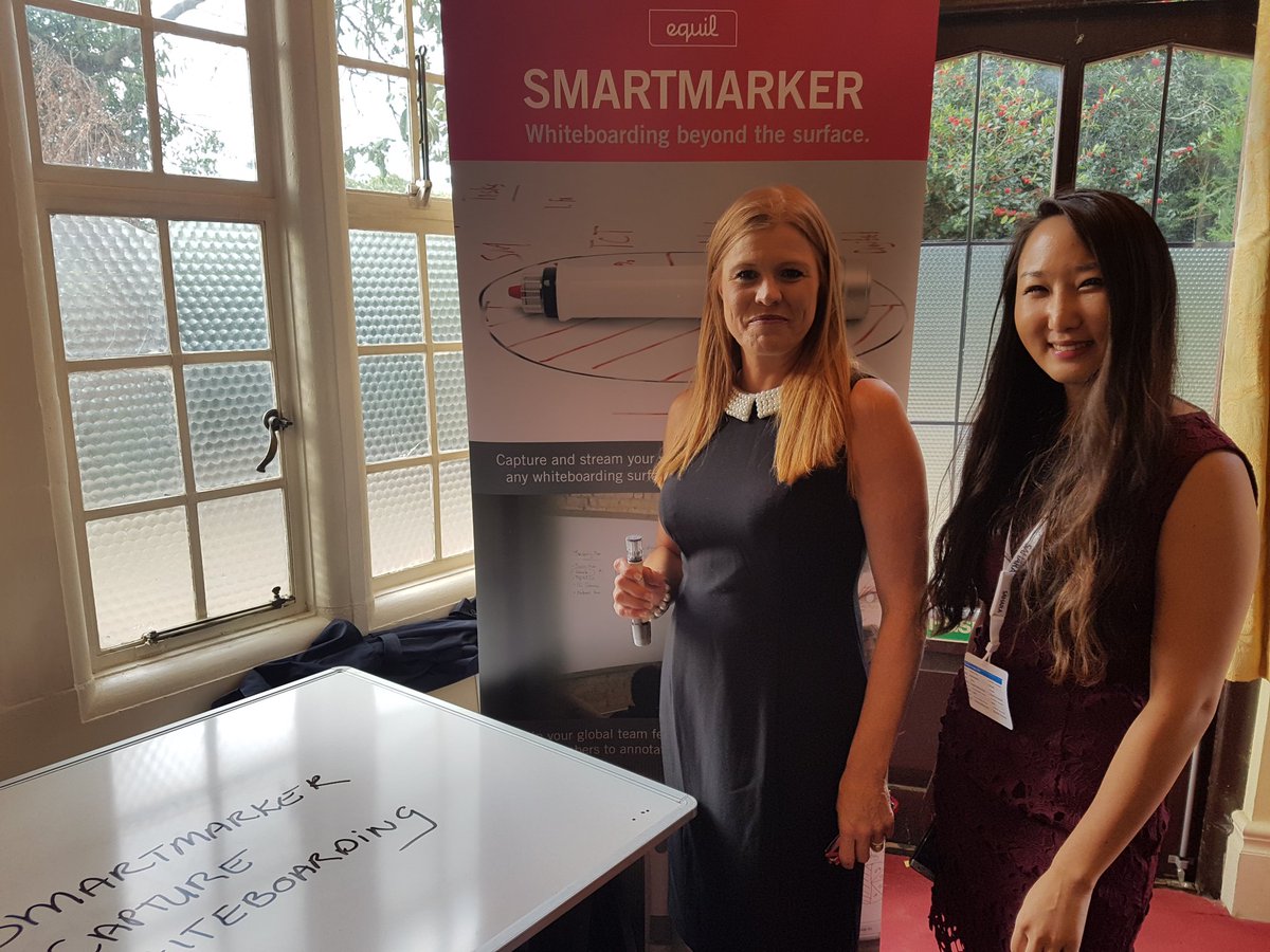 AVMag's tweet photo. .@equiltweets Smartmarker captures up to 5m of white boarding and streams notes in real time #luidia #saharashowcase #avtweeps https://t.co/FCF0AVquBK