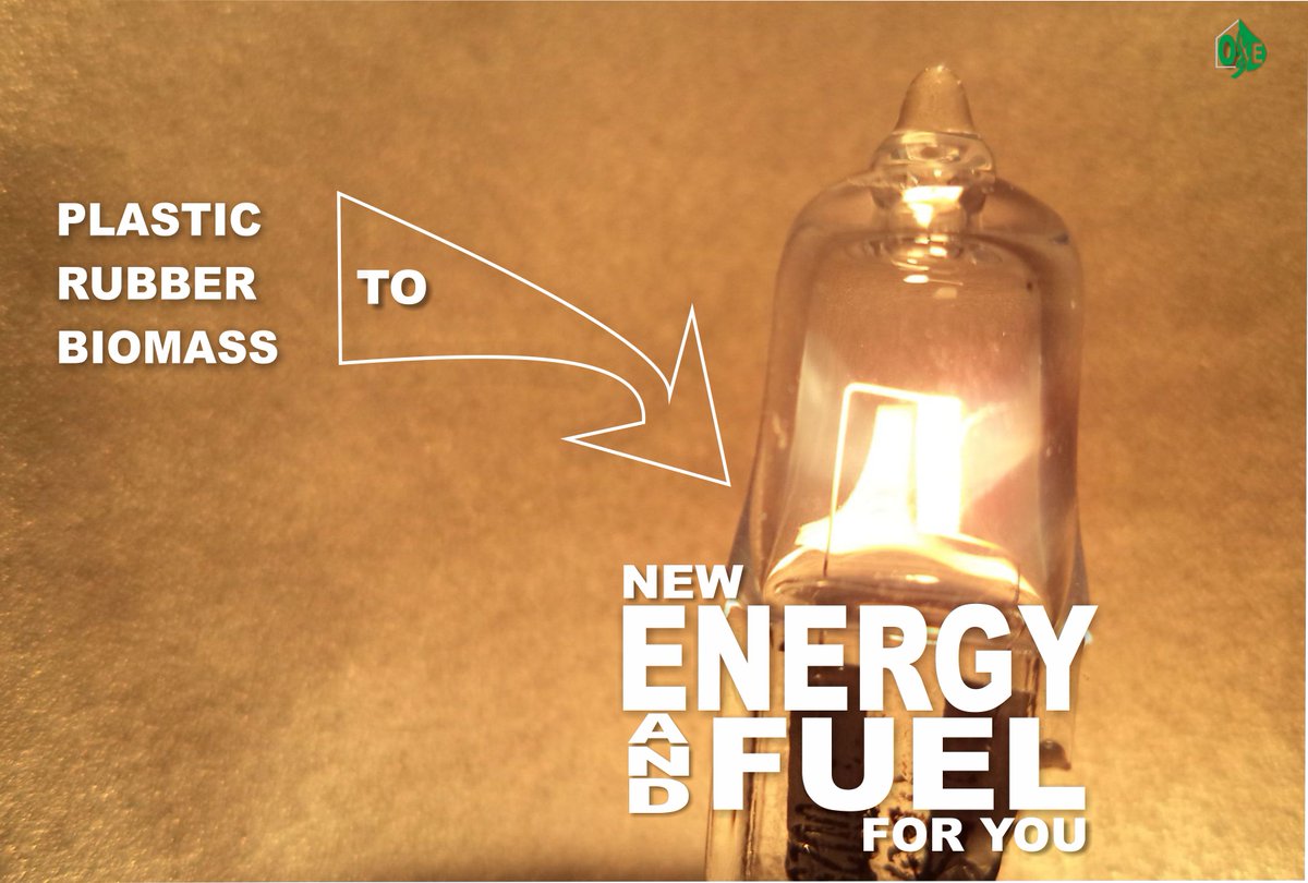O2EGroup's tweet image. WIth @O2EGroup #waste # plastic &amp;amp;#tires become new #fuel &amp;amp; #energy for you o2e-group.com