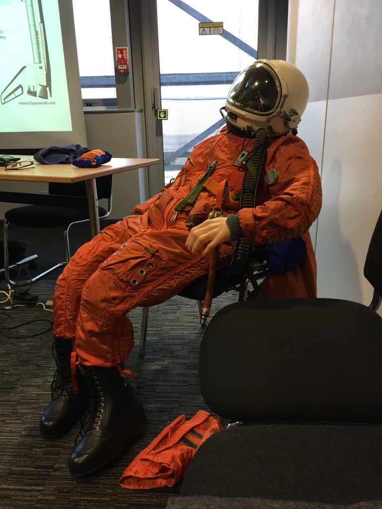 WeArePhysics's tweet photo. Fellow delegate looking relaxed but ready for anything at @UKSpaceAcademy training day #teachprincipia https://t.co/fLMBtgdbu9