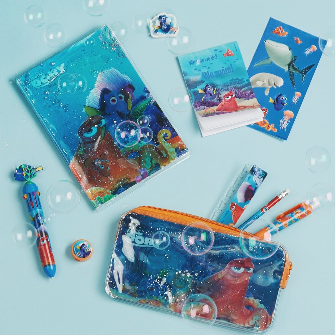Primark's tweet photo. Super cute #Disney stationery from only £2/€2.50 #Primark #Primarket #FindingDory https://t.co/oNaISgRmm7
