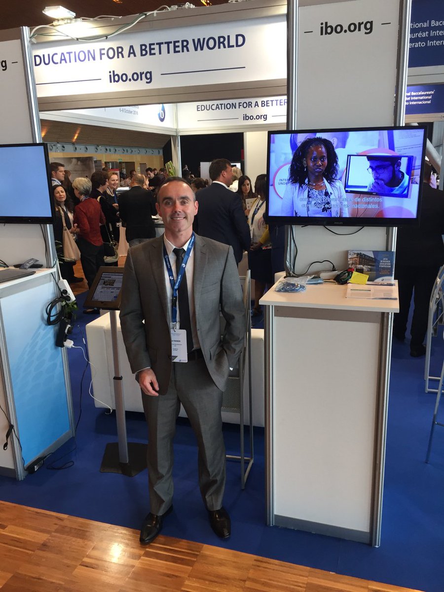 After lunch come and meet Sean at the #IBbooth and sign up for our new school enhancement services ow.ly/PcD9304UnU6 #IBBCN16