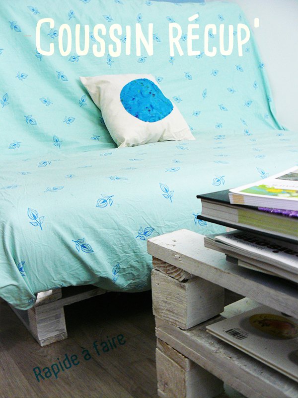 #DIY #coussin #recup créer un coussin très rapidement de manière #écologique : lc.cx/oTJ3
