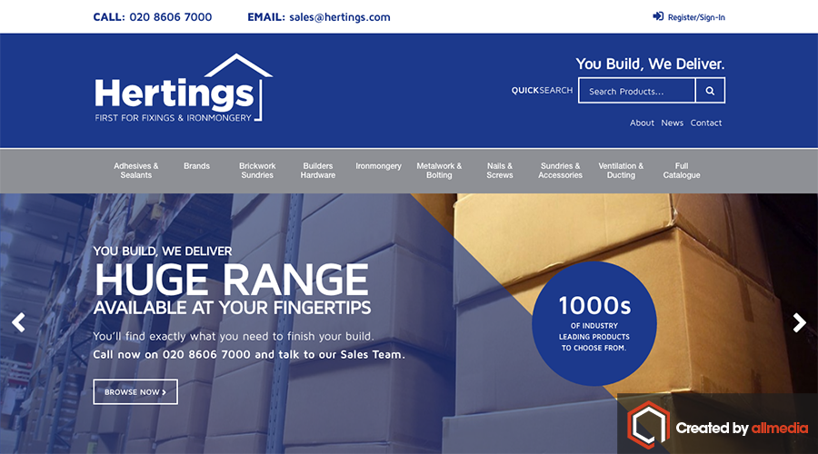 allmediaNE's tweet photo. #Website launch alert - https://t.co/hr0d9vIWSu
F.P. Herting &amp; Son plc trading for over 55yrs
#ecommerce solution with dedicated #AWS server https://t.co/nLr3Y0xjGC