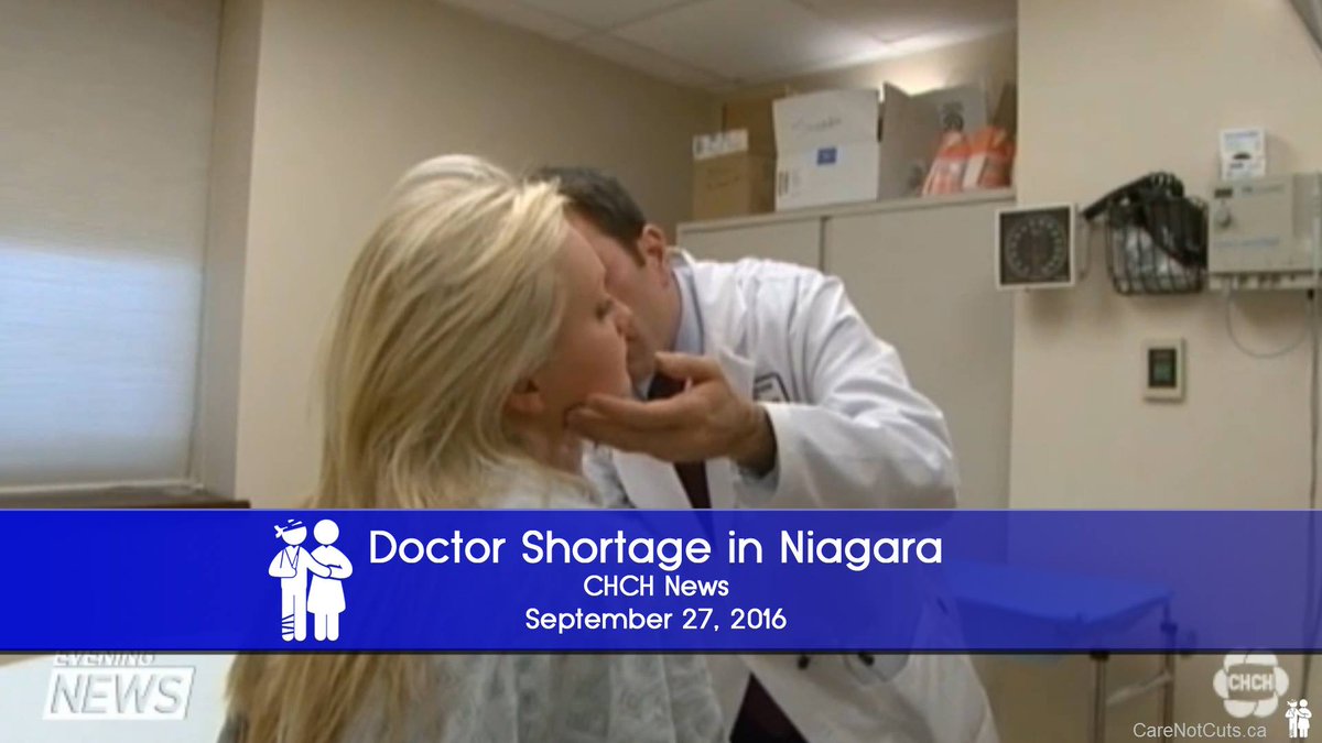 OnCall4ON's tweet image. WATCH: Doctor Shortage in Niagara

▶️goo.gl/YkFae3

#onpoli #onhealth #carenotcuts
#Niagara #OttawaVanier