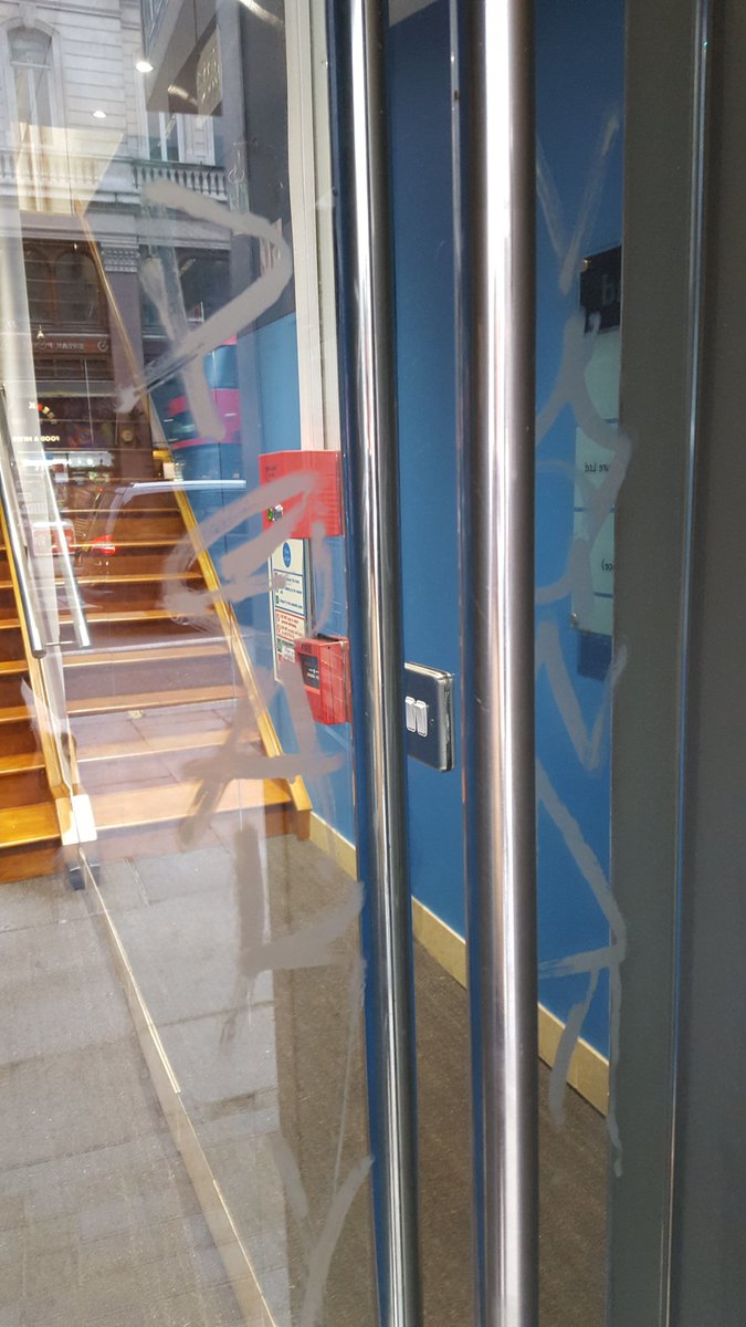 ScratchRemovers's tweet image. Unwanted Graffiti on Glass? We Can Remove This For You - Etched &amp;amp; Acid Etched. Call Us Today 01634 735 616 to Find Out More.