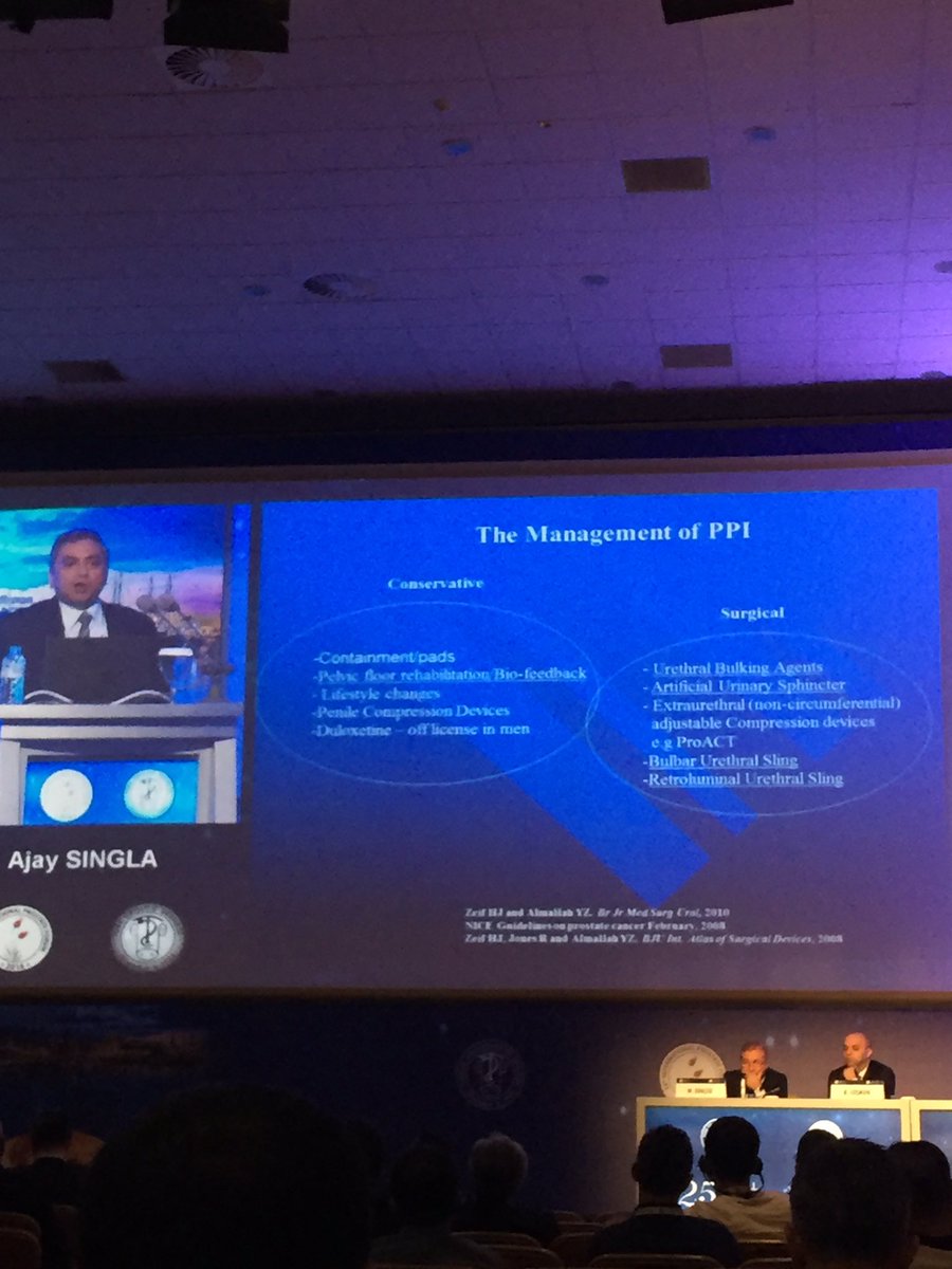 selcukurolog's tweet photo. #management  of #postprostatectomy #incontinance @Uroturk #uroturk16 @Uroweb @ESRUrology https://t.co/yXUIESm5rL