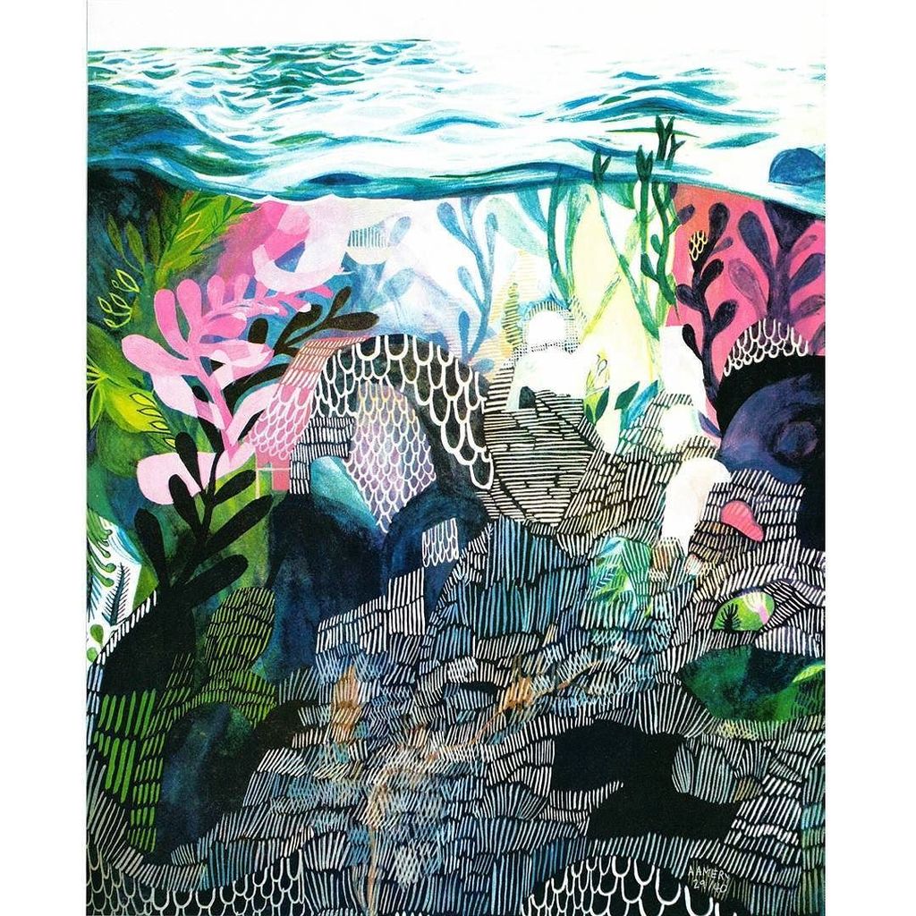 printclublondon's tweet photo. We are in LOVE with Ashley Amery's new piece, 'Underwater' A CMYK limited edition screen print, available from our … https://t.co/TiKdEtOQtz