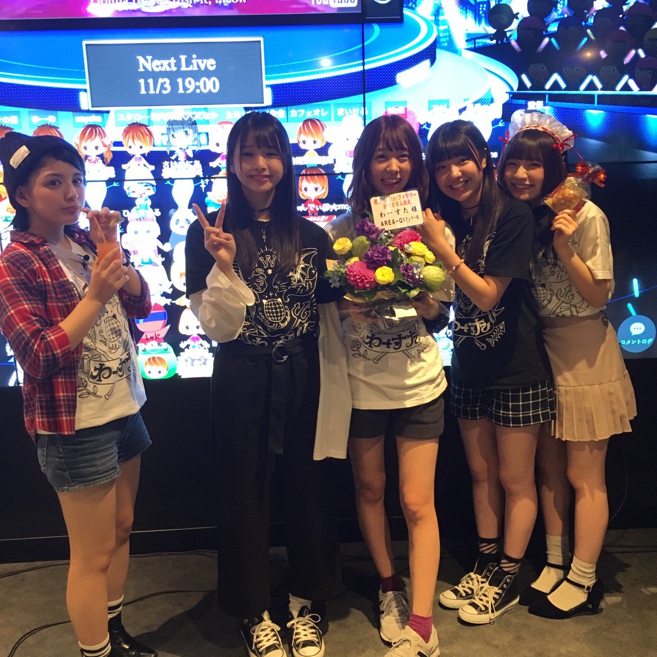 Showroom Na Twitteru わーすたのkawaii Room 完全なるアイドルcafe公開生配信へのご来場 6 500人以上の方のご視聴誠にありがとうございました 次回配信10 13 木 19時 の生誕スペシャルもお楽しみに わーすた 廣川奈々聖 小玉梨々華 松田美里 三品