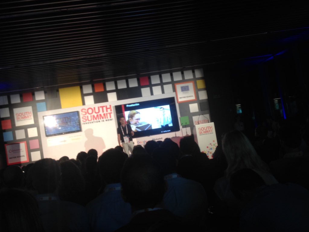OpenFuture_'s tweet photo. "El objetivo de @inbenta es mejorar la atención al cliente a través del #MachineLearning" #SouthSummit16 #YoRethink https://t.co/ol6qSFiXop