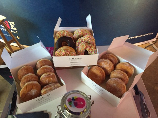 GRG_CustomerEng's tweet photo. Doughnuts!!! Dancing!!! #steptothebeat Stand 25 #FOM16 @GRG_CustomerEng https://t.co/LeYf2Ii37y