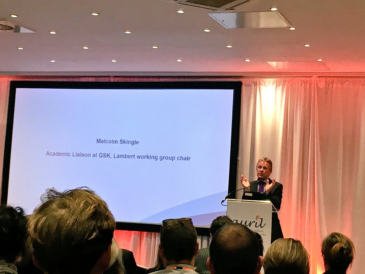 timvorley's tweet photo. Now @MalcolmSkingle @GSK talking about new #LambertToolkit - with a name check for @brianamc as well on the original agreement https://t.co/yybZyaI3fD
