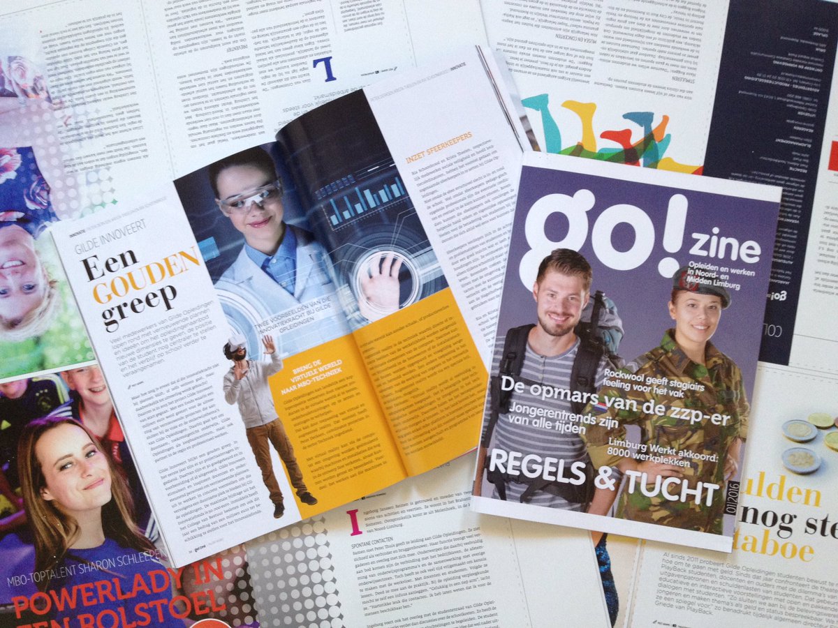 De eerste editie van GO!zine 😊 Trots op het resultaat! Wil je 'm ook lezen? Let me know #gozine