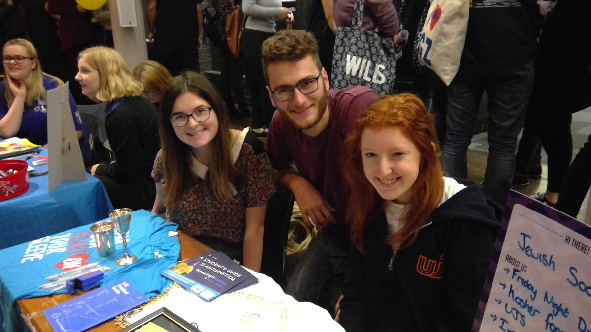 LancasterJSoc's tweet photo. Having a great time at fresher's fair, looking forward to seeing you all! #Wired4Freshers @UJS_UK @leannemarie_m https://t.co/CXoTTF4bI1
