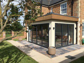 bifoldfactory's tweet image. A recent BiFold Door Factory installation in Milton Keynes with Schüco Highly Insulated Tilt &amp;amp; Turn Windows/Doors