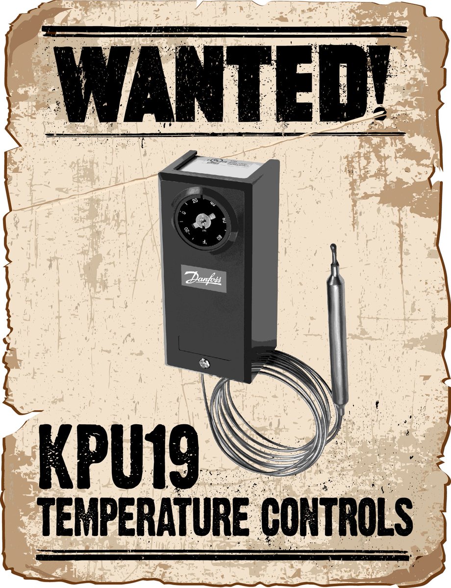 DanfossCoolUS's tweet photo. WANTED: Get your hands on the most wanted temperature control in town and reap the rewards- the KPU19. https://t.co/5HcokFJwXg https://t.co/l2Ju3cwuST