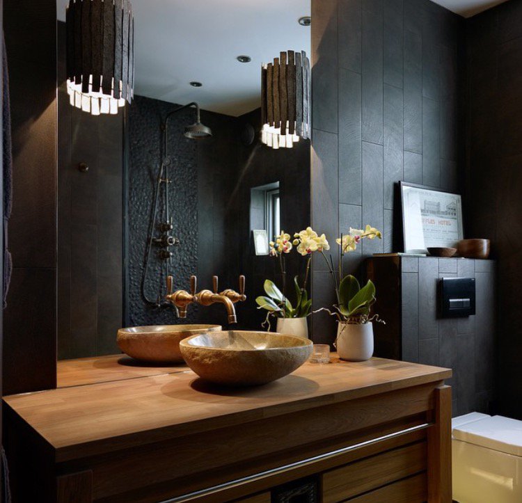 bathroomchic's tweet photo. It's Thursday! So here is a #throwback to one of our favorite projects in Clapham. #throwbackthursday #lighting #wood #textures https://t.co/pZVzMteD7e