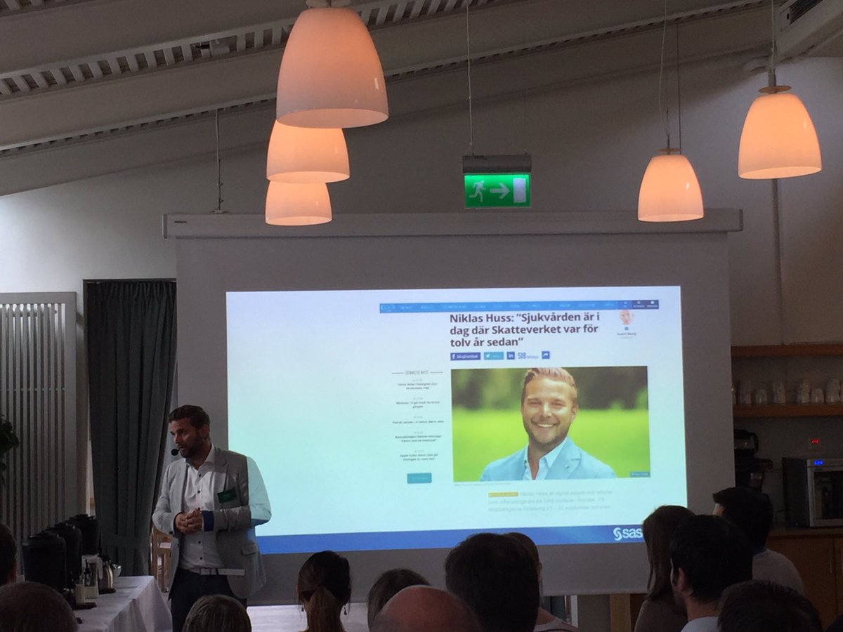 DanielRingqvist's tweet photo. @HussNiklas pratar på SAS Xperience. #SASX https://t.co/Wtu5GWGj8Z