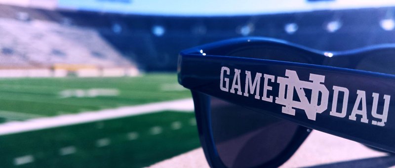 gamedayND's tweet photo. We want to see #NDgameday shades on our @FightingIrish fans! FOLLLOW US and RETWEET for chance to win! Winner announced tomorrow! Go Irish! https://t.co/AwGJuiQRvc