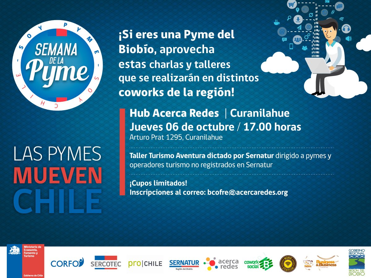 salud_sur's tweet photo. Hoy #SemanaPyme Chillán y Curanilahue https://t.co/jNdYHuIorC