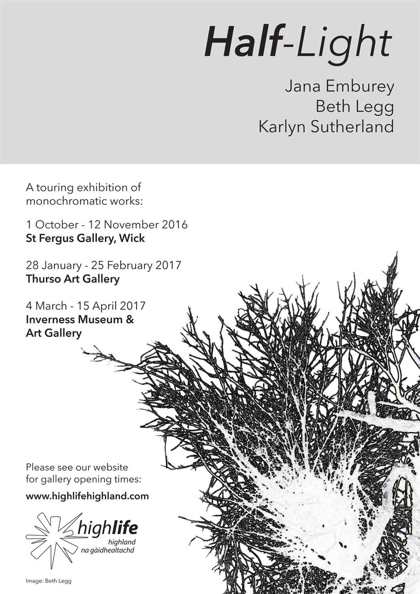 StFergusGallery's tweet photo. Visit Half-Light, 3 artists's exhibition today by 5pm @NorthCoast500 @VentureNorthSco #artwork by @beth_legg @karlyn_s @JanaEmburey #art https://t.co/QQ7YCwaoP7